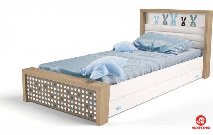 Кровать 3х размеров MIX Bunny blue №3
