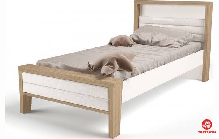 Кровать 3х размеров MIX с мяг.изножьем №2