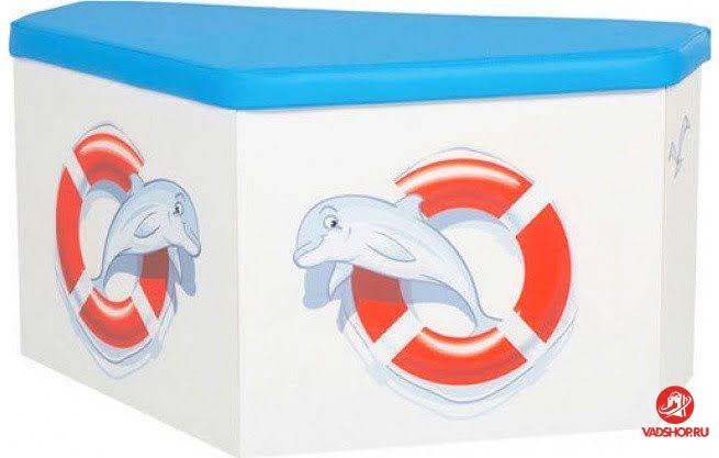 Ящик для игрушек приставной - Ocean