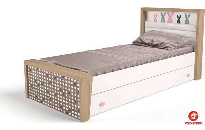 Кровать 3х размеров MIX Bunny pink №3